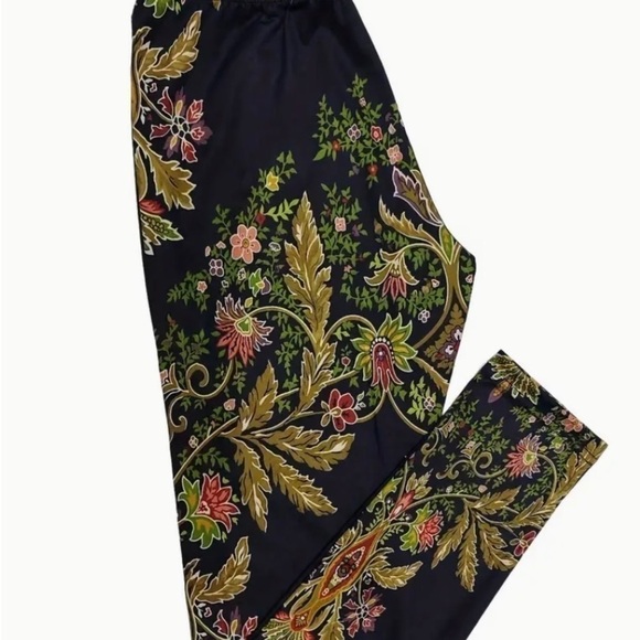 Floral pink skinny leggings - Picture 3 of 4